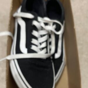 Vans Black and White Classic Sneakers